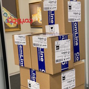 بسته ها در جمبوجت برای ارسال به مشتری
