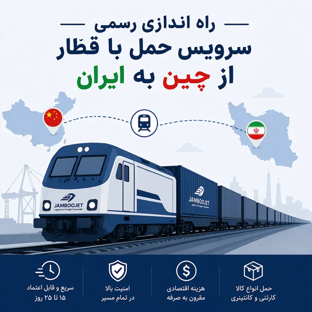 حمل و نقل با قطار به ایران